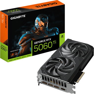 Gigabyte GeForce RTX 5060 Ti 16GB Windforce OC