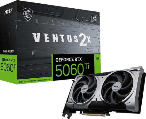 MSI GeForce RTX 5060 Ti 16GB Ventus 2X OC Plus