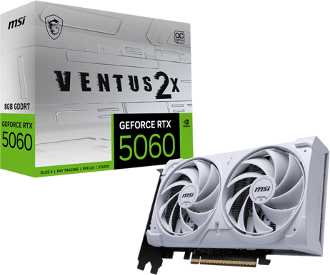 MSI GeForce 5060 8GB Ventus 2X OC White