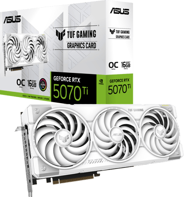 ASUS GeForce RTX 5070 Ti 16GB TUF Gaming White OC