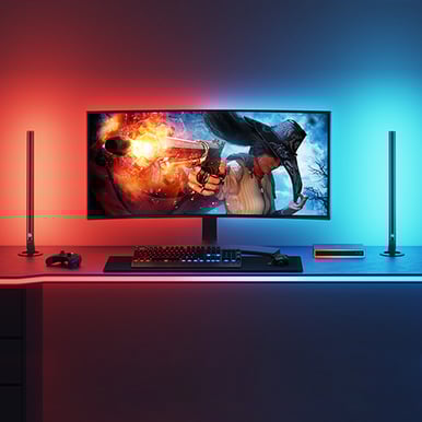 Govee RGBIC Neon Ljusslinga för skrivbord 2m
