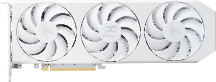 PowerColor Radeon RX 9060 XT 16GB Hellhound Spectral White