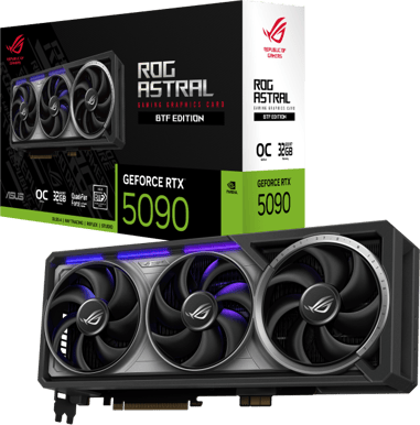 ASUS ROG ASTRAL GeForce RTX 5090 新品未開封 ASUS GeForce RTX 5090 32GB ROG Astral OC BTF - Inet.se