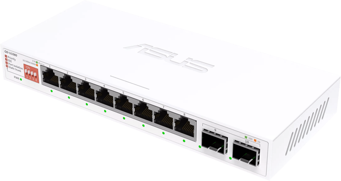 ASUS QG-U1080 2.5G+10G SFP 8+2p