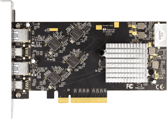 Delock PCI Express x8 Card 4xUSB 3.2