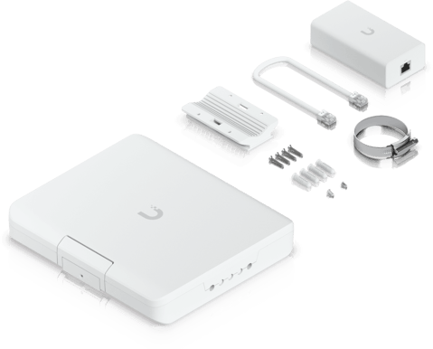 Ubiquiti Flex Utiliy 60W PoE-adapter och väderskydd