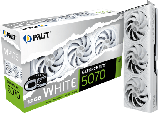 Palit GeForce RTX 5070 12GB White OC