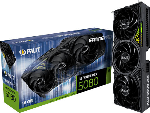 Palit GeForce RTX 5080 16GB GamingPro 3-DP HD