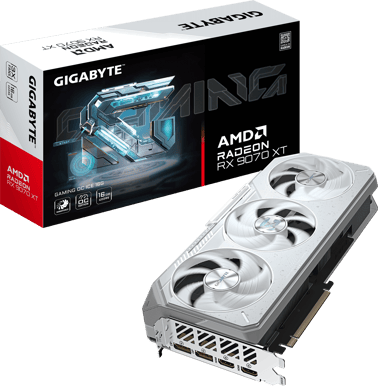 Gigabyte Radeon RX 9070 XT 16GB Gaming OC Ice