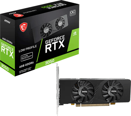 MSI GeForce RTX 3050 6GB LP E OC