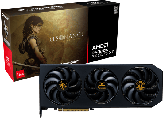 PowerColor Radeon RX 9070 XT 16GB Hellhound Resonance Edition