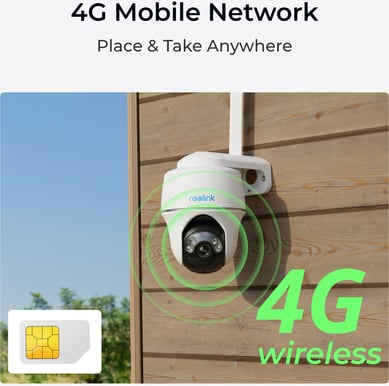 Reolink Go PT Plus - 2K IP64 Pan/Tilt Batteri 4G