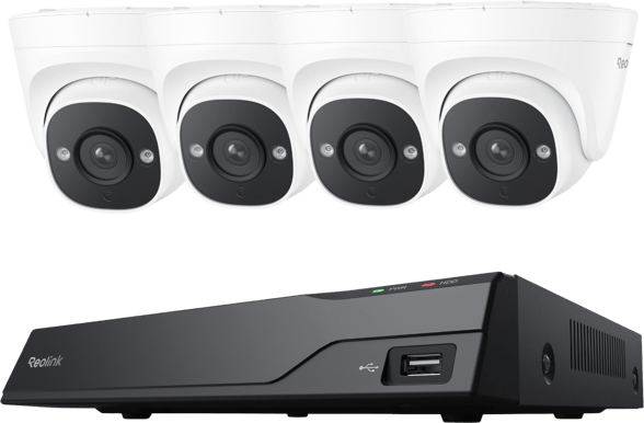 Reolink NVS8-5MD4 8-kanals PoE NVR Inkl 4st 2K PoE-kameror