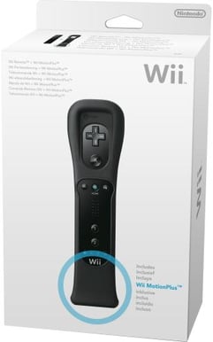 Nintendo Wii Svart Remote Motion Plus