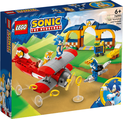 LEGO Sonic Tails verkstad och tornadoplan 76991