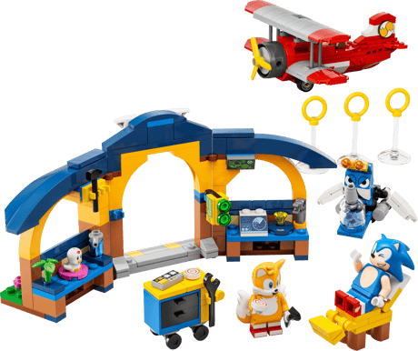 LEGO Sonic Tails verkstad och tornadoplan 76991