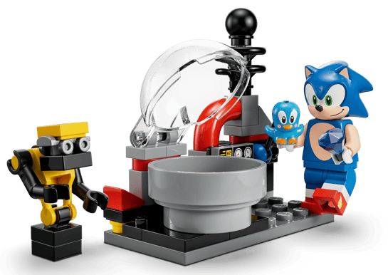 LEGO Sonic mot Dr. Eggmans dödsäggsrobot 76993