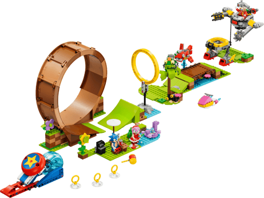 LEGO Sonics Looputmaning i Green Hill Zone 76994