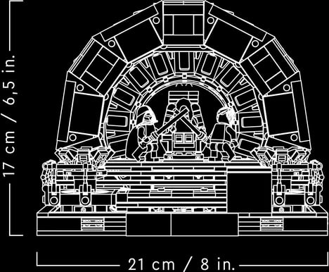 LEGO Star Wars Emperor's Throne Room Diorama 75352