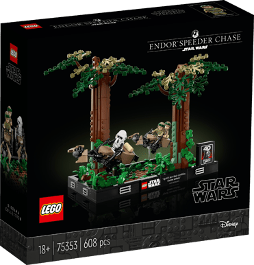 LEGO Star Wars Endor Speeder Chase Diorama 75353