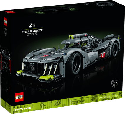 LEGO Technic PEUGEOT 9X8 24H Le Mans Hybrid Hypercar 42156