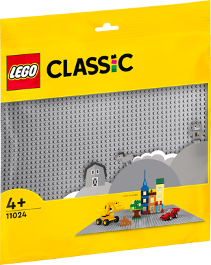 LEGO Classic Grå Basplatta 11024