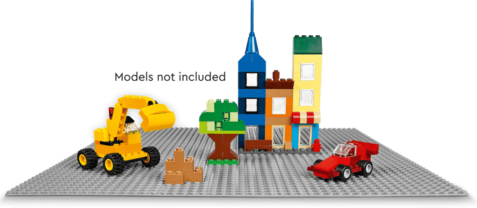 LEGO Classic Grå Basplatta 11024