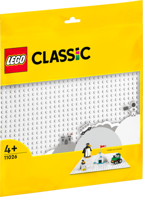 LEGO Classic Vit Basplatta 11026