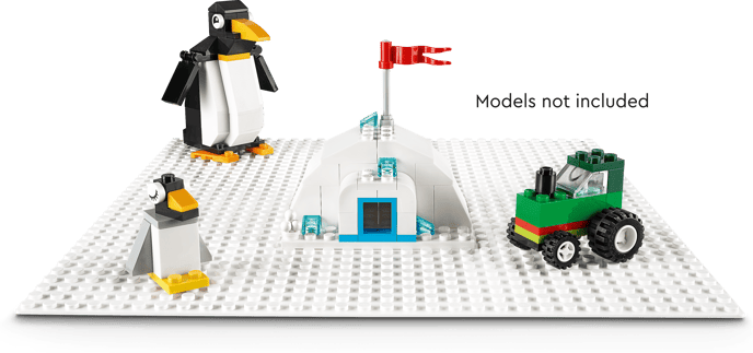 LEGO Classic Vit Basplatta 11026