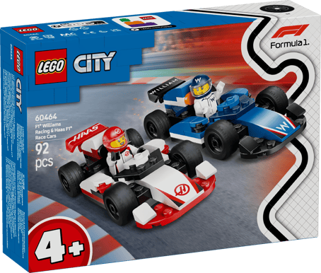 LEGO City Formula 1 F1 Williams & Haas racerbilar 60464