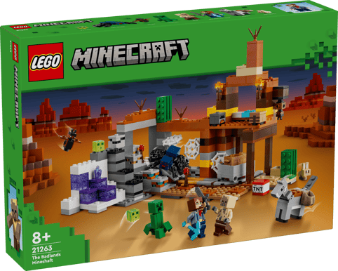 LEGO Minecraft Gruvschaktet i stenöknen 21263