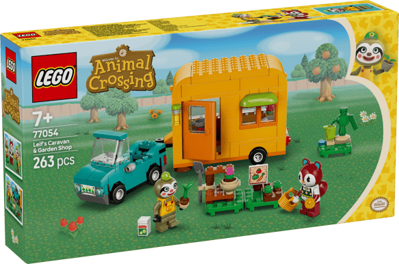 LEGO Animal Crossing Leif med husvagn & trädgård 77054