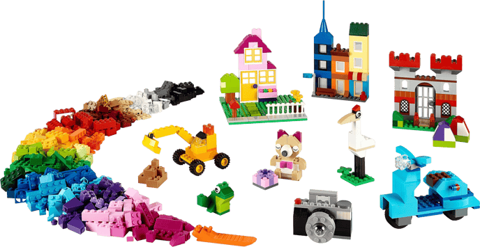 LEGO Classic Fantasiklosslåda Stor 10698
