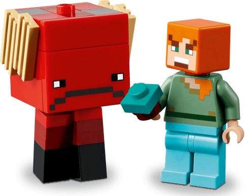 LEGO Minecraft Lavastriden i Nether 21266