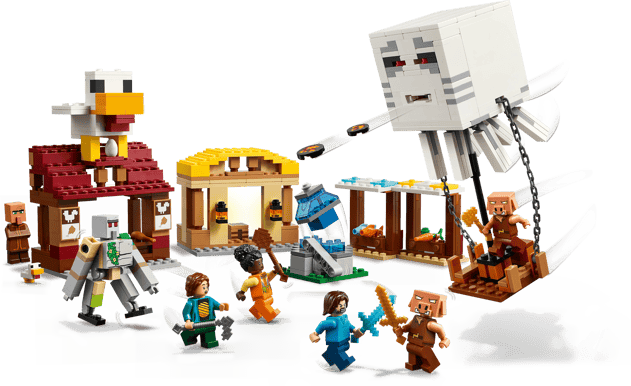 LEGO Minecraft Byanfall med gastballong 21273