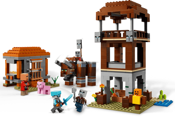 LEGO Minecraft Plundrarvakttorn och vildtjur 21278