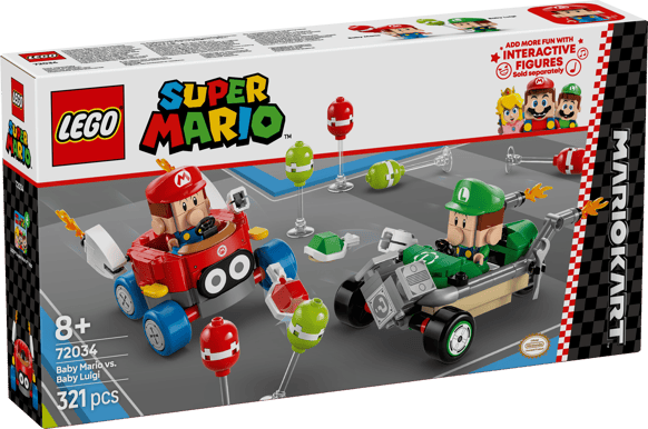 LEGO Mario Kart Baby Mario vs Baby Luigi 72034