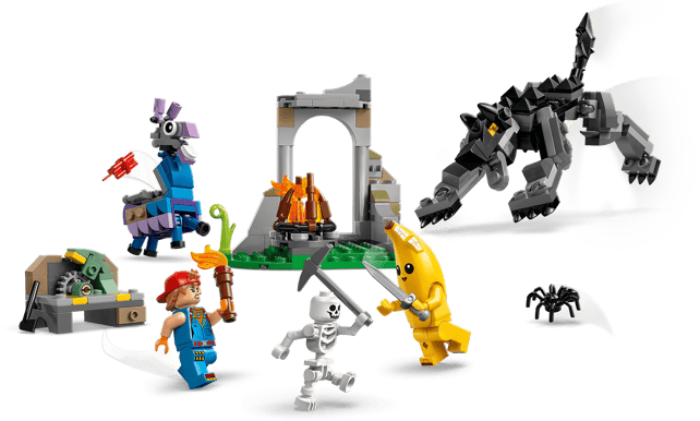 LEGO Fortnite Peely & Sparkplugs läger 77075