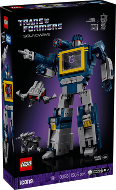 LEGO Icons Transformers Soundwave 10358