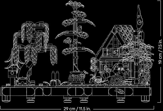 LEGO Icons Höstig Stuga och trådgård 11372