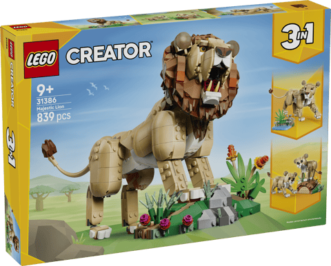 LEGO Creator Vilda Djur: Majestätiskt Lejon 31386