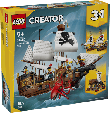 LEGO Creator Ikoniskt Piratskepp 31387