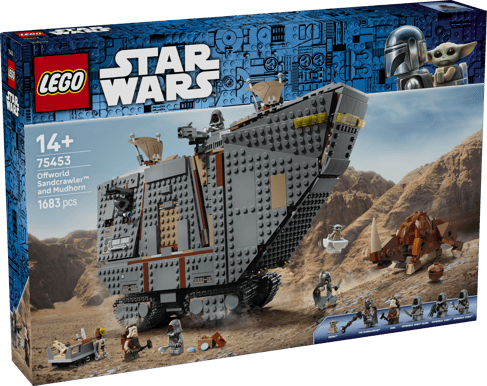 LEGO Star Wars: The Mandalorian Offworld Sandcrawler and Mudhorn75453