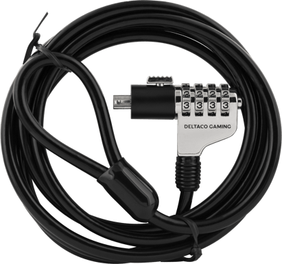 DELTACO Gaming Vajerlås 1.8m