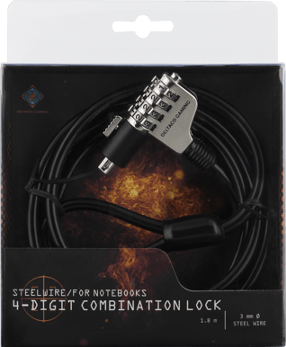 DELTACO Gaming Vajerlås 1.8m