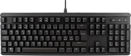 Deltaco Mekaniskt Tangentbord Svart