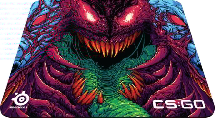SteelSeries QcK+ CS:GO Hyper Beast Edition