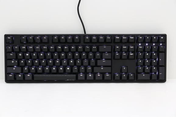 Ducky One White LED MX Black Svart