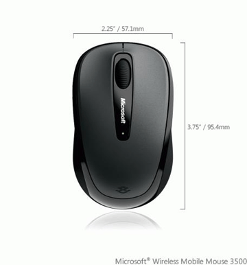 Microsoft Wireless Mouse 3500 Grå