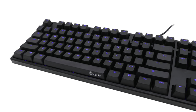 Ducky One Blue LED MX Red Svart